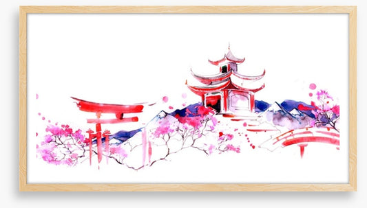The pink pagoda