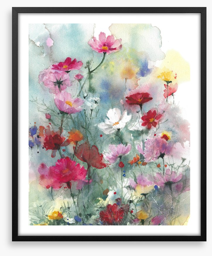 Wildflower aquarelle