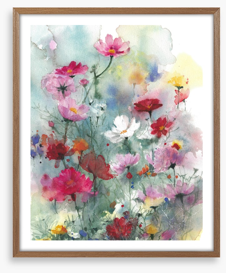 Wildflower aquarelle