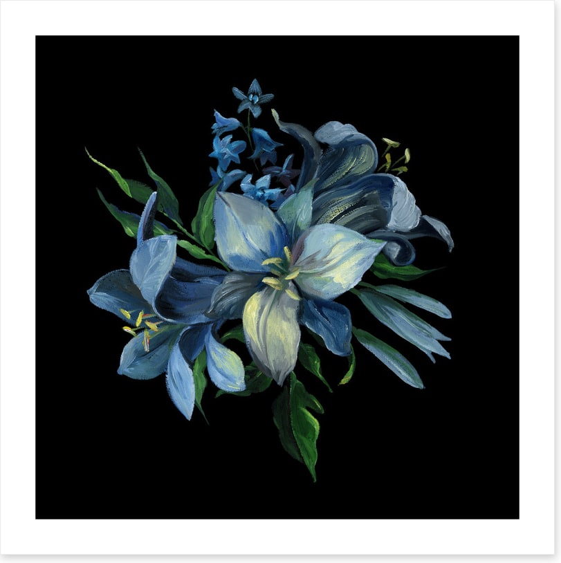 Bouquet of blues