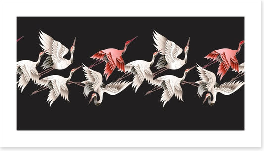 Once in a red crane