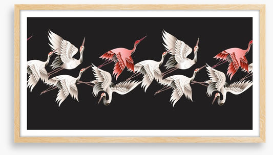 Once in a red crane