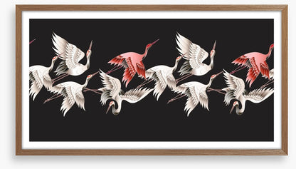 Once in a red crane
