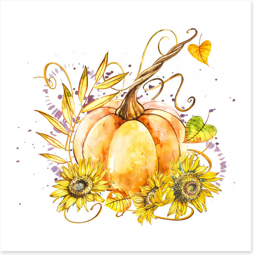The sunflower pumpkin