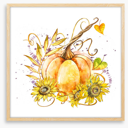 The sunflower pumpkin