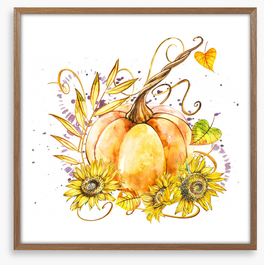 The sunflower pumpkin