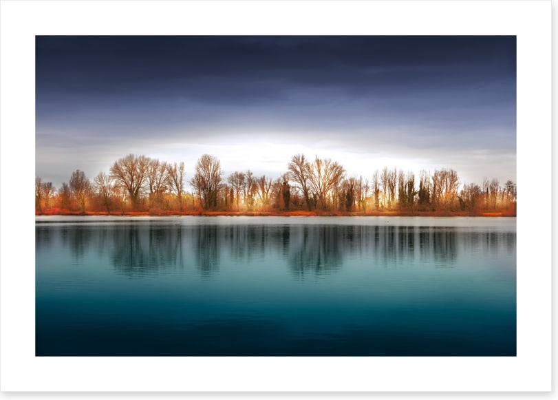 Shoreline shadows