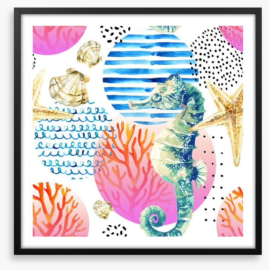 Summertime seahorse