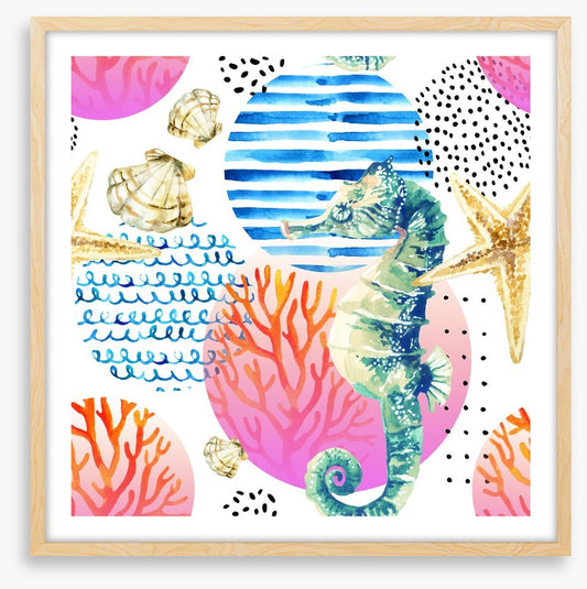 Summertime seahorse