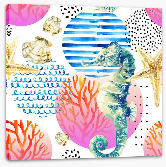 Summertime seahorse
