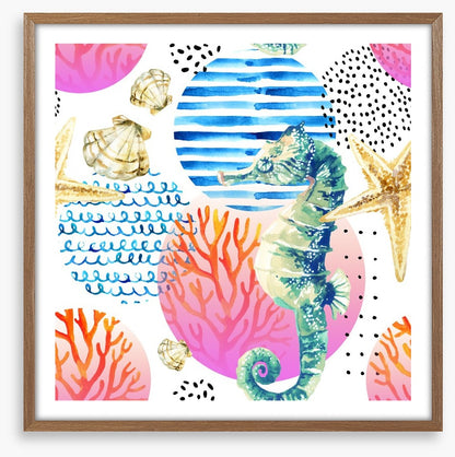 Summertime seahorse
