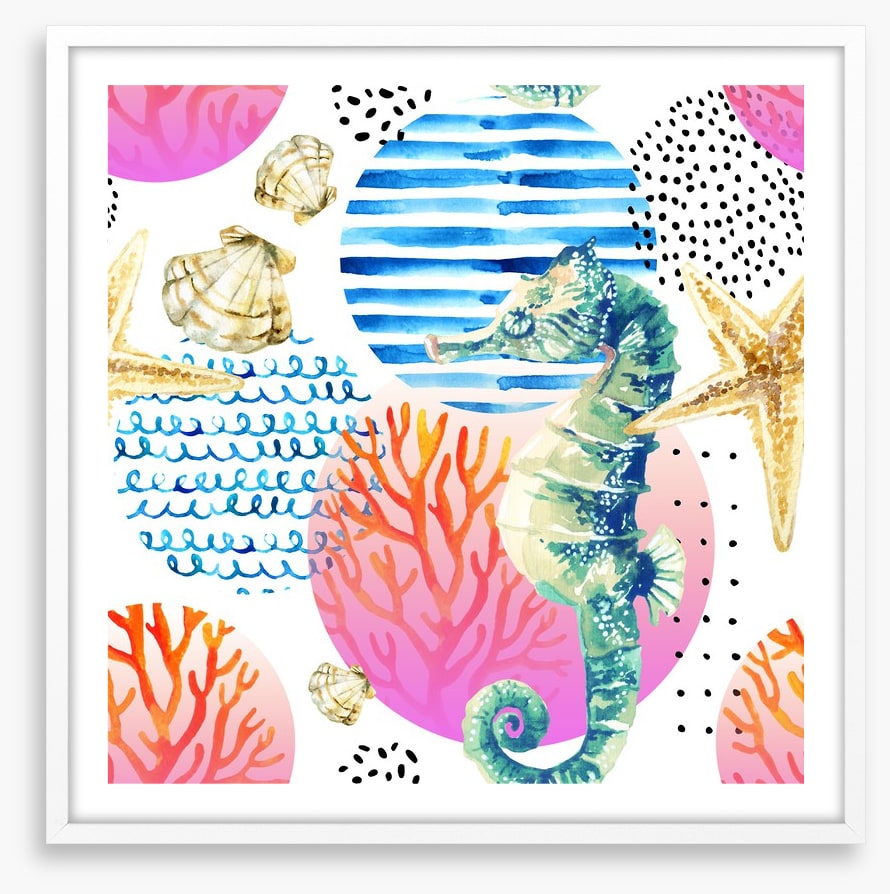 Summertime seahorse