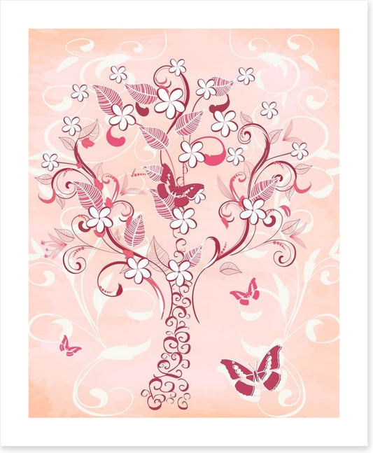 Butterfly blossom tree