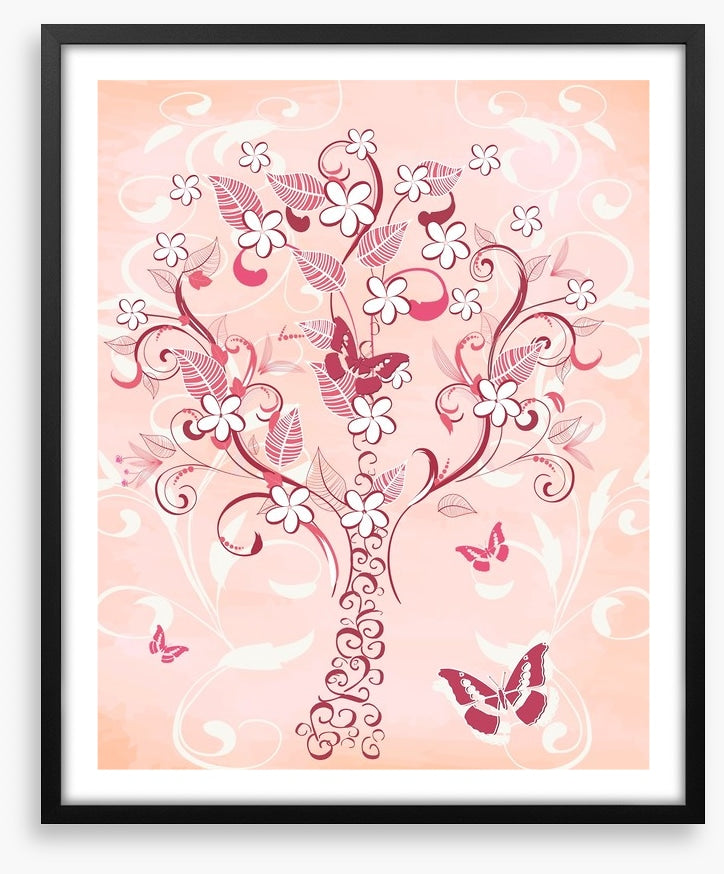 Butterfly blossom tree