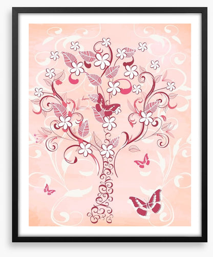 Butterfly blossom tree