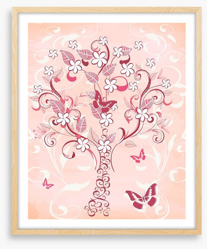 Butterfly blossom tree