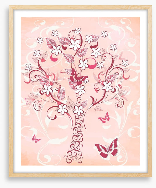 Butterfly blossom tree