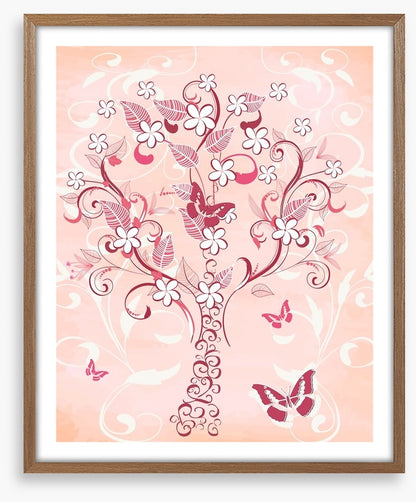 Butterfly blossom tree