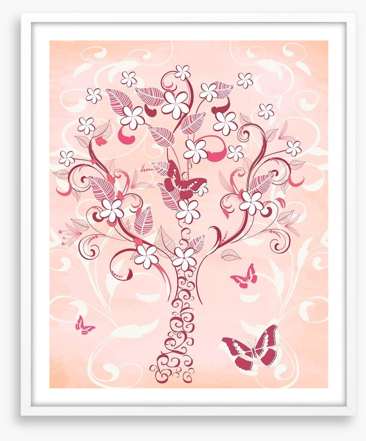 Butterfly blossom tree