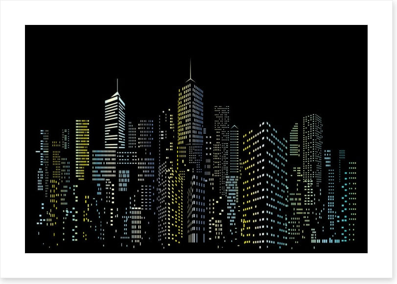 New York night lights