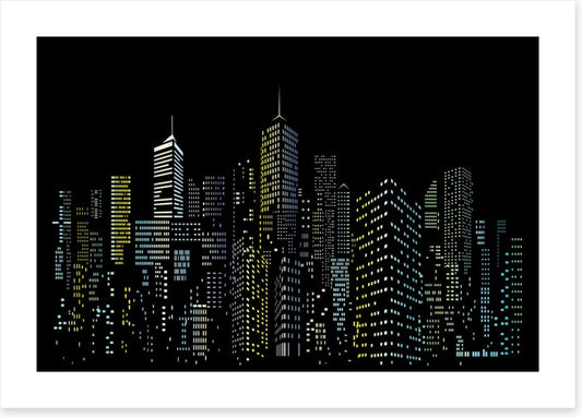 New York night lights