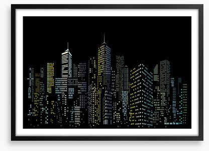 New York night lights