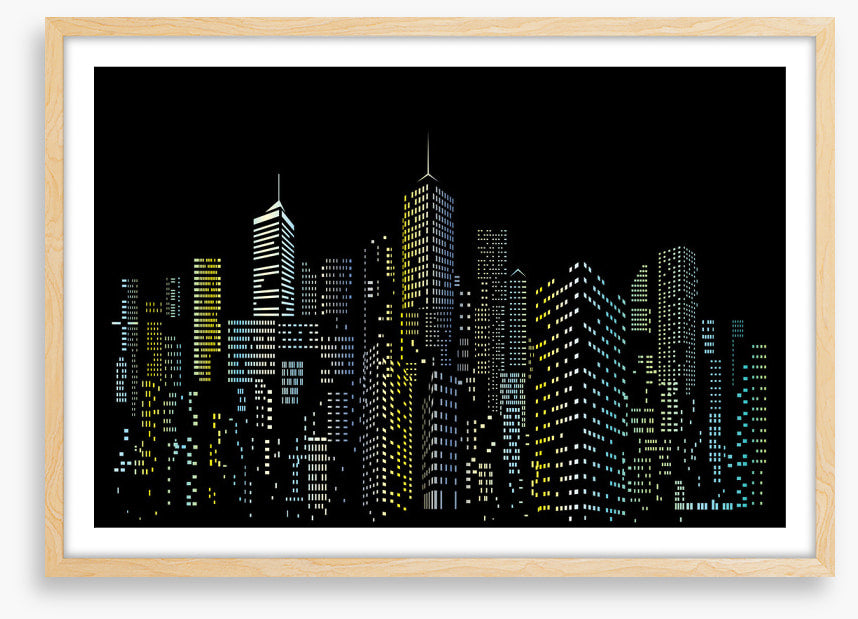 New York night lights
