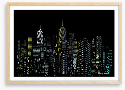 New York night lights