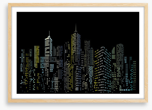 New York night lights