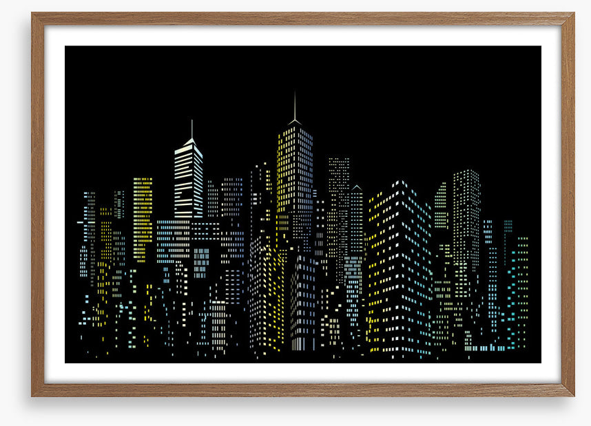 New York night lights
