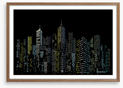 New York night lights