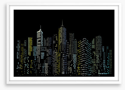 New York night lights