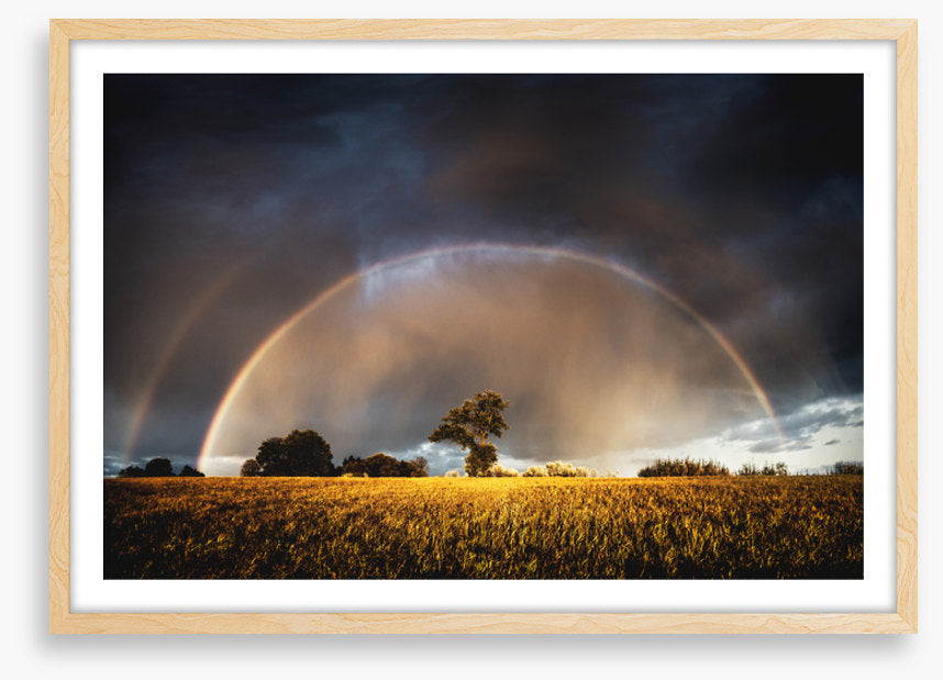 Rainbow in the storm