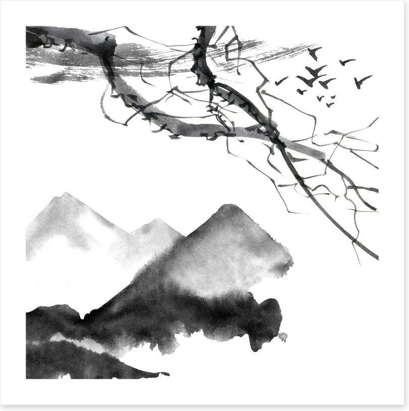 Branching mountains