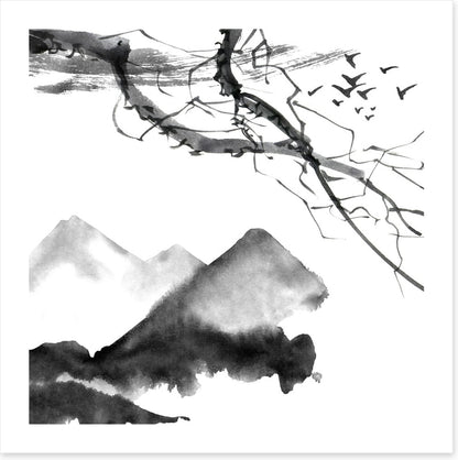 Branching mountains
