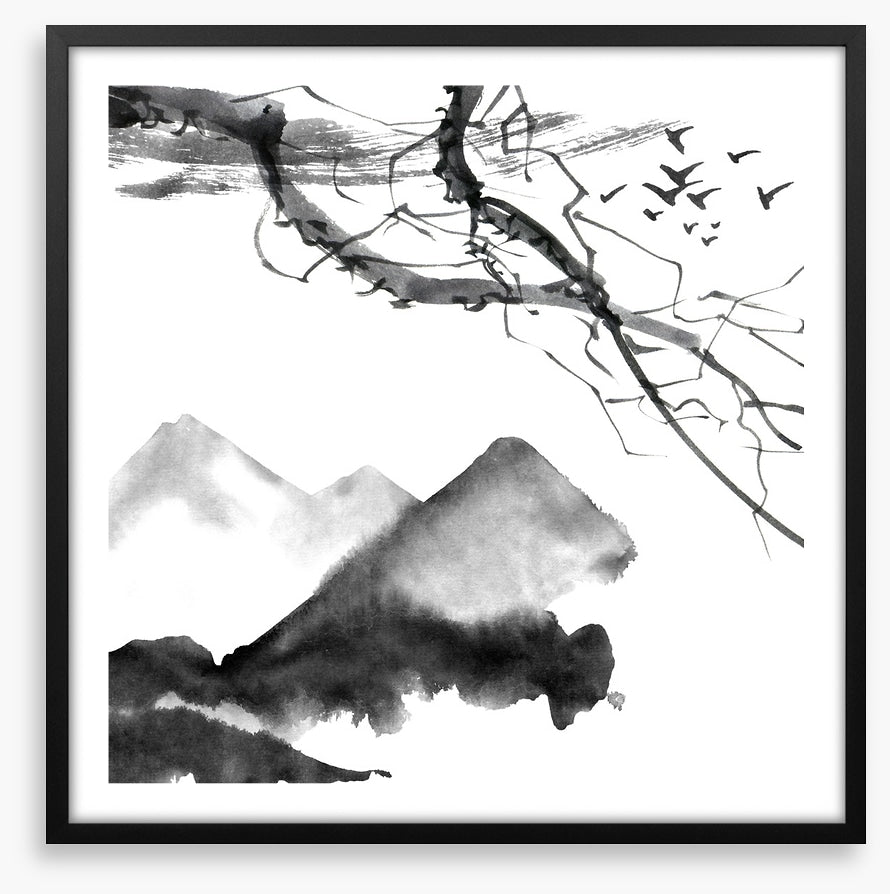 Branching mountains
