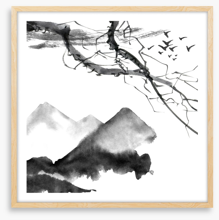 Branching mountains