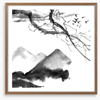 Branching mountains