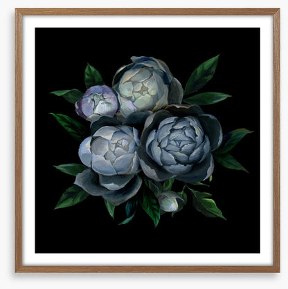 Bouquet of blue peonies