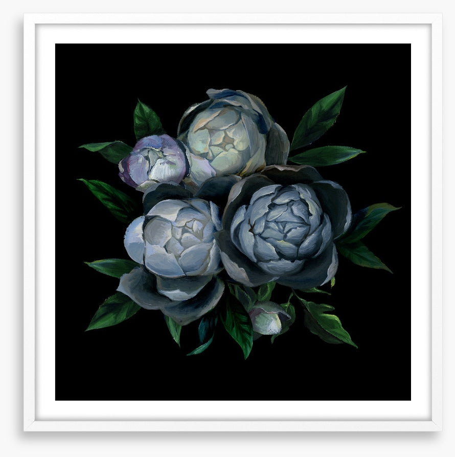 Bouquet of blue peonies