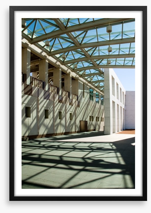 Parliament House shadows