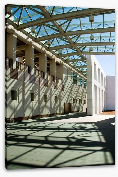 Parliament House shadows
