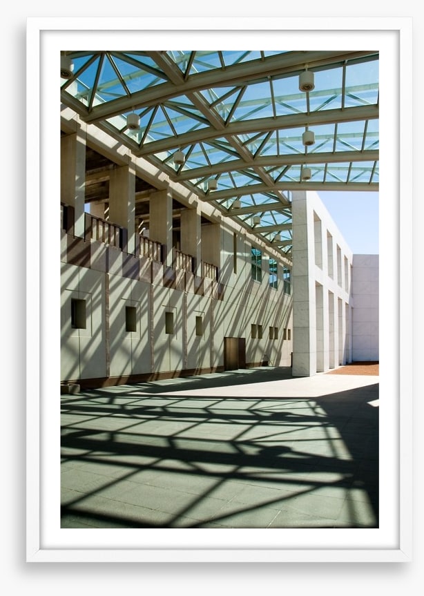 Parliament House shadows