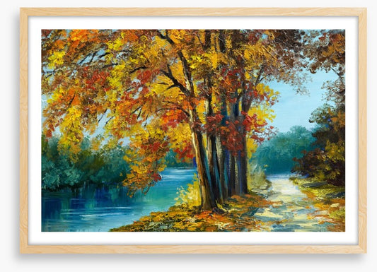 Autumn river walk