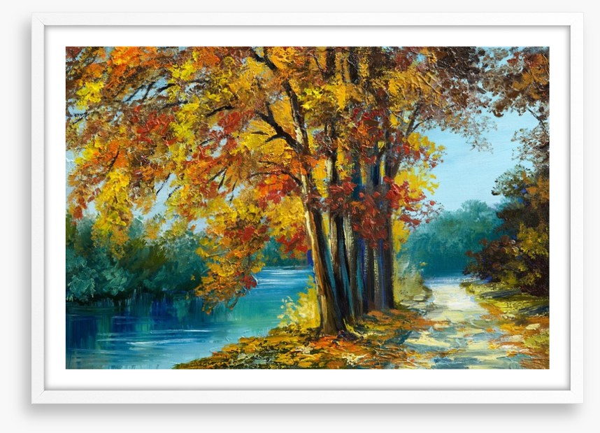Autumn river walk