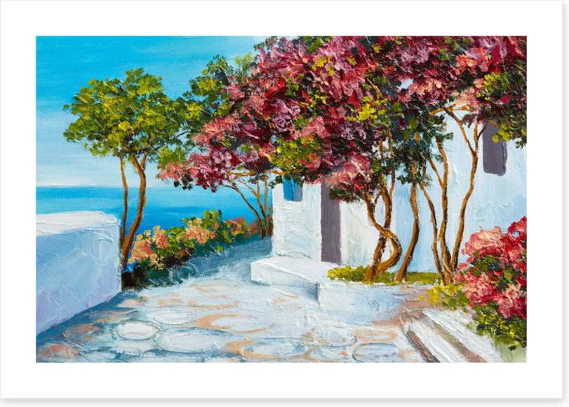 Trees on the terrace