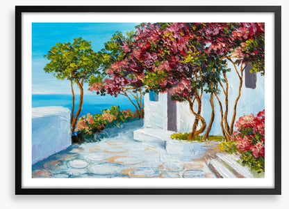 Trees on the terrace