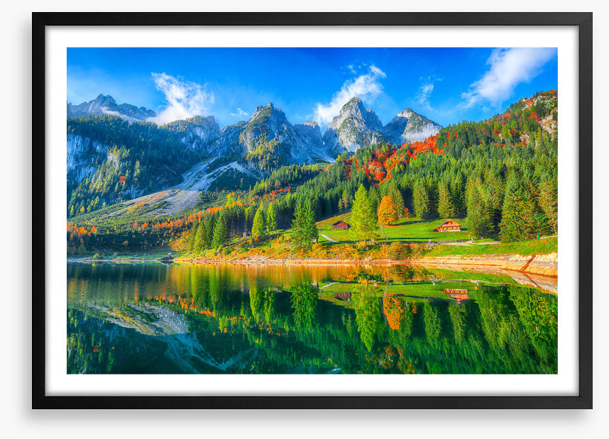 Gosausee lake reflections