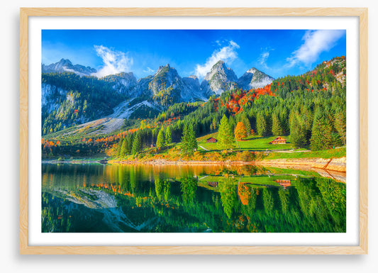 Gosausee lake reflections