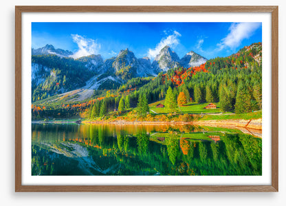 Gosausee lake reflections